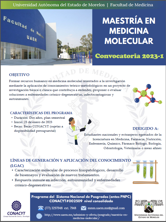 Maestría en Medicina Molecular 2023-1